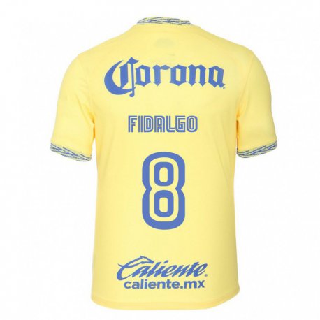 Kandiny Miesten Alvaro Fidalgo #8 Sitruunankeltainen Kotipaita 2022/23 Lyhythihainen Paita T-paita