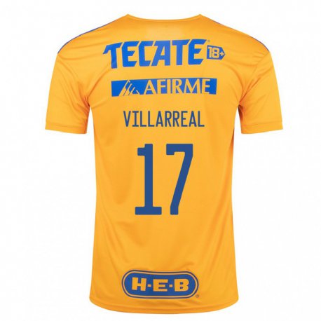 Kandiny Miesten Natalia Villarreal #17 Bumblebee Keltainen Kotipaita 2022/23 Lyhythihainen Paita T-paita