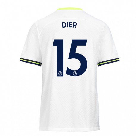 Kandiny Miesten Eric Dier #15 Valkoinen Vihreä Kotipaita 2022/23 Lyhythihainen Paita T-paita
