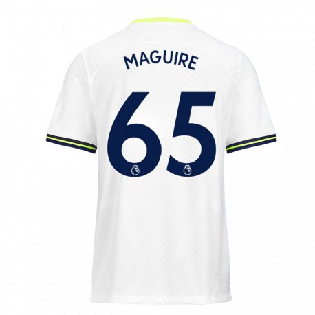 Kandiny Miesten Aaron Maguire #65 Valkoinen Vihreä Kotipaita 2022/23 Lyhythihainen Paita T-paita