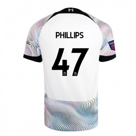 Kandiny Miesten Nathaniel Phillips #47 Valkoinen Värikäs Vieraspaita 2022/23 Lyhythihainen Paita T-paita