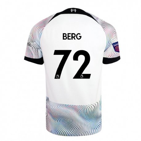 Kandiny Miesten Sepp Van Den Berg #72 Valkoinen Värikäs Vieraspaita 2022/23 Lyhythihainen Paita T-paita