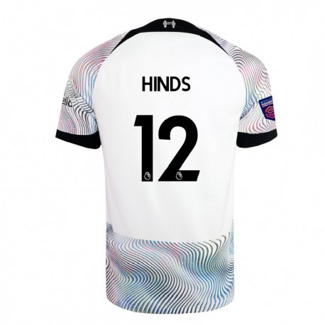 Kandiny Miesten Taylor Hinds #12 Valkoinen Värikäs Vieraspaita 2022/23 Lyhythihainen Paita T-paita