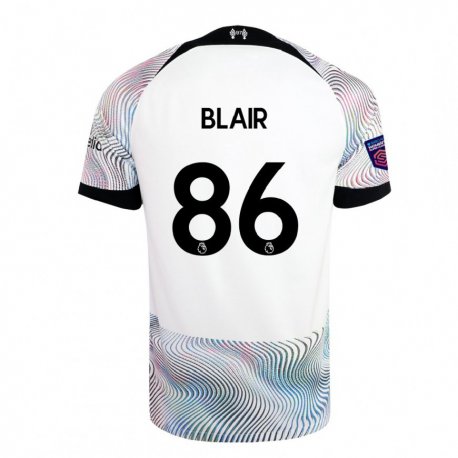 Kandiny Miesten Harvey Blair #86 Valkoinen Värikäs Vieraspaita 2022/23 Lyhythihainen Paita T-paita