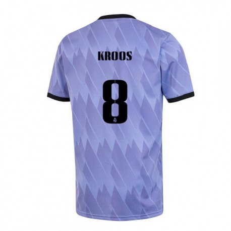 Kandiny Miesten Toni Kroos #8 Purppura Musta Vieraspaita 2022/23 Lyhythihainen Paita T-paita