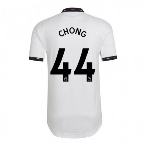 Kandiny Miesten Tahith Chong #44 Valkoinen Vieraspaita 2022/23 Lyhythihainen Paita T-paita