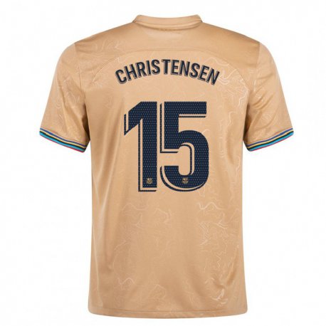 Kandiny Miesten Andreas Christensen #15 Kulta Vieraspaita 2022/23 Lyhythihainen Paita T-paita