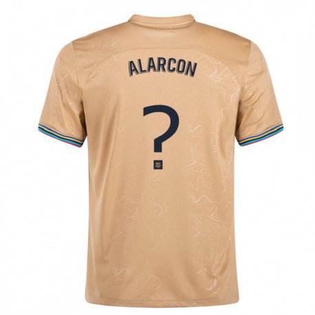 Kandiny Miesten Angel Alarcon #0 Kulta Vieraspaita 2022/23 Lyhythihainen Paita T-paita