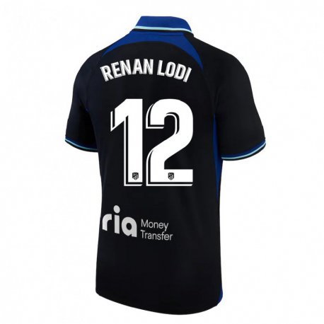 Kandiny Miesten Renan Lodi #12 Musta Valkoinen Sininen Vieraspaita 2022/23 Lyhythihainen Paita T-paita