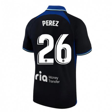 Kandiny Miesten Xenia Perez #26 Musta Valkoinen Sininen Vieraspaita 2022/23 Lyhythihainen Paita T-paita