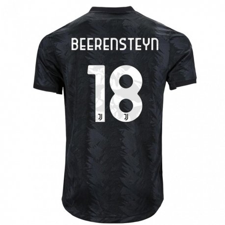 Kandiny Miesten Lineth Beerensteyn #18 Tumma Musta Vieraspaita 2022/23 Lyhythihainen Paita T-paita