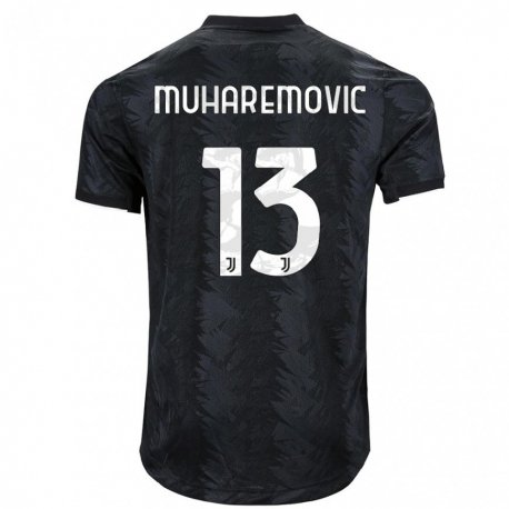 Kandiny Miesten Tarik Muharemovic #13 Tumma Musta Vieraspaita 2022/23 Lyhythihainen Paita T-paita