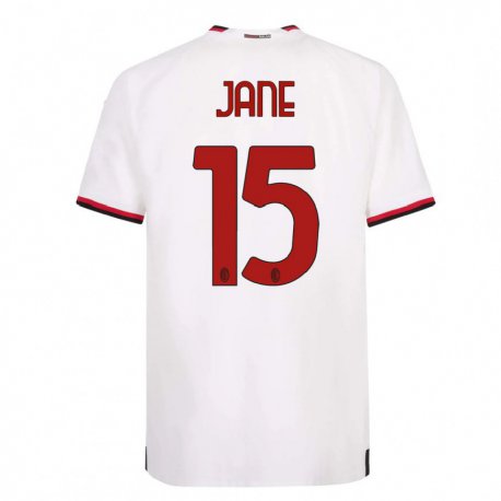 Kandiny Miesten Refiloe Jane #15 Valkoinen Punainen Vieraspaita 2022/23 Lyhythihainen Paita T-paita