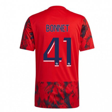 Kandiny Miesten Noam Bonnet #41 Punainen Avaruus Vieraspaita 2022/23 Lyhythihainen Paita T-paita