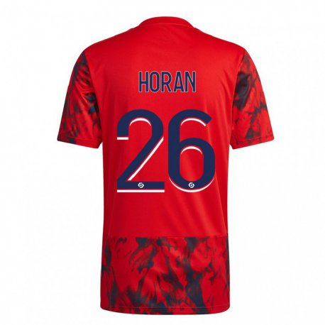 Kandiny Miesten Lindsey Horan #26 Punainen Avaruus Vieraspaita 2022/23 Lyhythihainen Paita T-paita