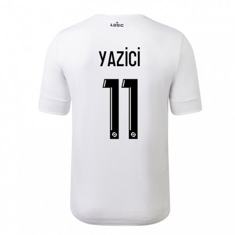 Kandiny Miesten Yusuf Yazici #11 Valkoinen Crimson Vieraspaita 2022/23 Lyhythihainen Paita T-paita