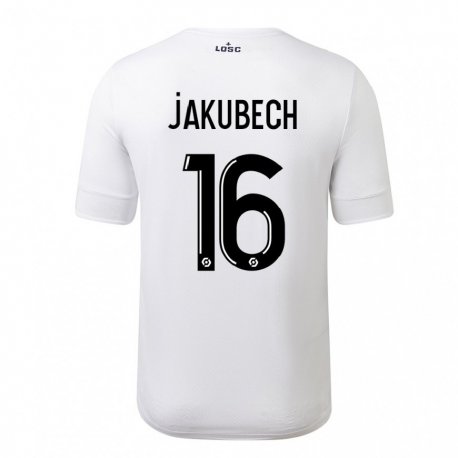 Kandiny Miesten Adam Jakubech #16 Valkoinen Crimson Vieraspaita 2022/23 Lyhythihainen Paita T-paita