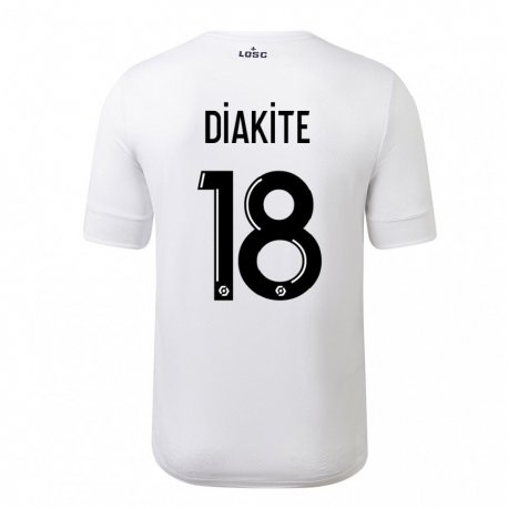 Kandiny Miesten Bafode Diakite #18 Valkoinen Crimson Vieraspaita 2022/23 Lyhythihainen Paita T-paita