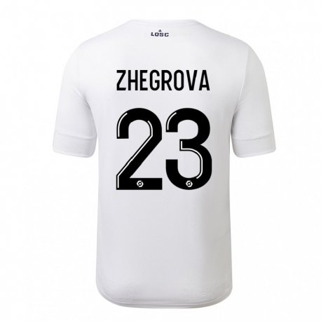 Kandiny Miesten Edon Zhegrova #23 Valkoinen Crimson Vieraspaita 2022/23 Lyhythihainen Paita T-paita