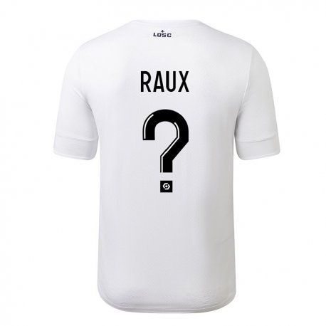 Kandiny Miesten Jules Raux #0 Valkoinen Crimson Vieraspaita 2022/23 Lyhythihainen Paita T-paita