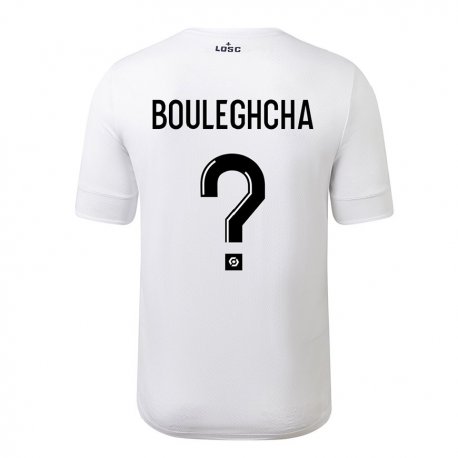 Kandiny Miesten Ismail Bouleghcha #0 Valkoinen Crimson Vieraspaita 2022/23 Lyhythihainen Paita T-paita