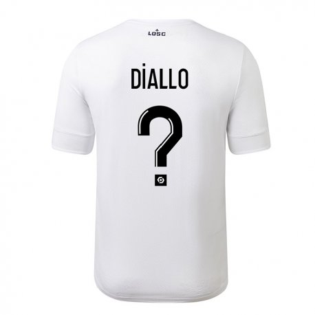 Kandiny Miesten Alpha Diallo #0 Valkoinen Crimson Vieraspaita 2022/23 Lyhythihainen Paita T-paita