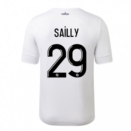 Kandiny Miesten Charlotte Sailly #29 Valkoinen Crimson Vieraspaita 2022/23 Lyhythihainen Paita T-paita
