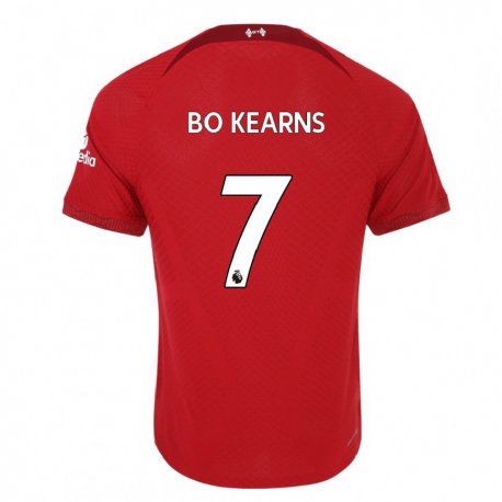 Kandiny Naisten Missy Bo Kearns #7 Tummanpunainen Kotipaita 2022/23 Lyhythihainen Paita T-paita