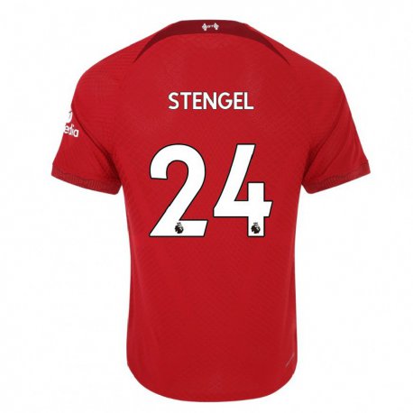 Kandiny Naisten Katie Stengel #24 Tummanpunainen Kotipaita 2022/23 Lyhythihainen Paita T-paita