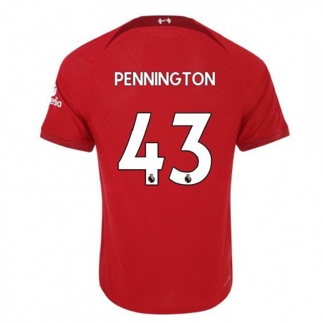 Kandiny Naisten Cody Pennington #43 Tummanpunainen Kotipaita 2022/23 Lyhythihainen Paita T-paita