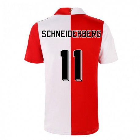 Kandiny Naisten July Schneiderberg #11 Chili Valkoinen Kotipaita 2022/23 Lyhythihainen Paita T-paita