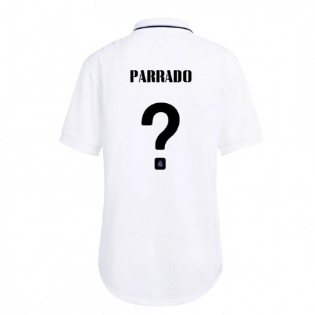 Kandiny Naisten Diego Parrado #0 Valkoinen Violetti Kotipaita 2022/23 Lyhythihainen Paita T-paita