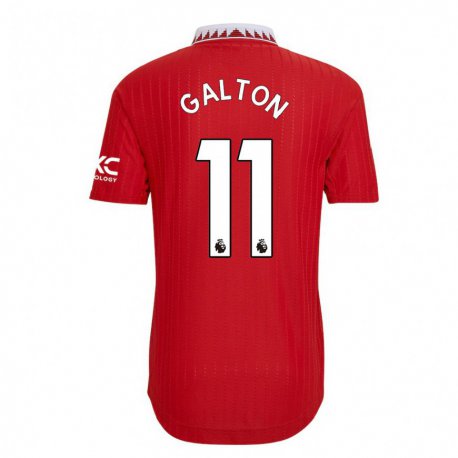 Kandiny Naisten Leah Galton #11 Punainen Kotipaita 2022/23 Lyhythihainen Paita T-paita