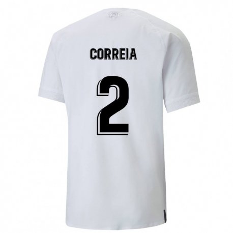 Kandiny Naisten Thierry Correia #2 Kermanvalkoinen Kotipaita 2022/23 Lyhythihainen Paita T-paita