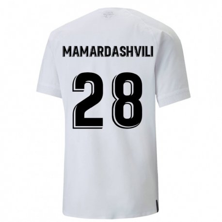 Kandiny Naisten Giorgi Mamardashvili #28 Kermanvalkoinen Kotipaita 2022/23 Lyhythihainen Paita T-paita