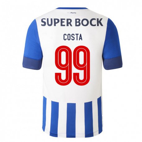 Kandiny Naisten Diogo Costa #99 Kuninkaallisen Sininen Kotipaita 2022/23 Lyhythihainen Paita T-paita