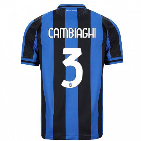 Kandiny Naisten Michela Cambiaghi #3 Sininen Musta Kotipaita 2022/23 Lyhythihainen Paita T-paita