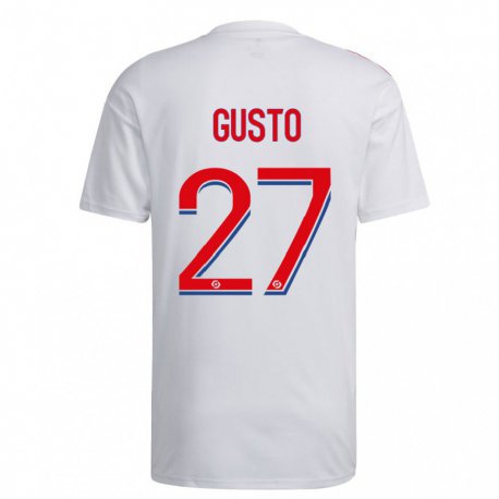 Kandiny Naisten Malo Gusto #27 Valkoinen Sininen Punainen Kotipaita 2022/23 Lyhythihainen Paita T-paita
