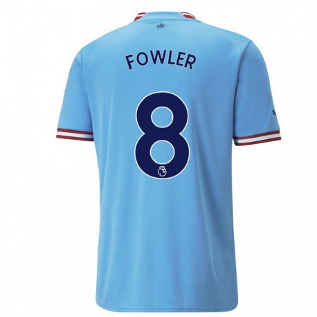 Kandiny Naisten Mary Fowler #8 Sininen Punainen Kotipaita 2022/23 Lyhythihainen Paita T-paita