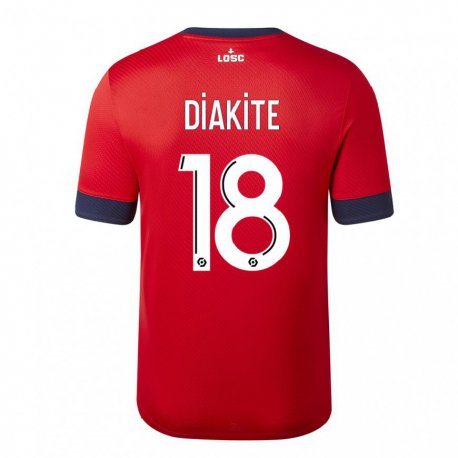 Kandiny Naisten Bafode Diakite #18 Punainen Karkki Omena Kotipaita 2022/23 Lyhythihainen Paita T-paita