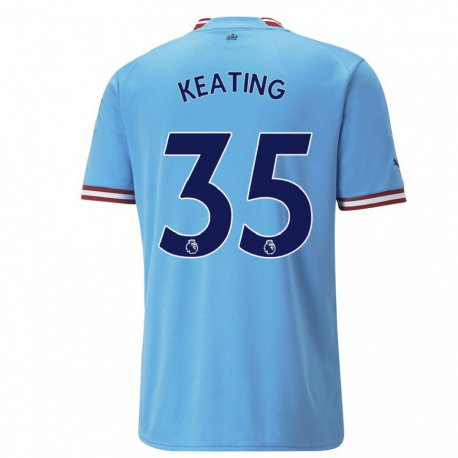 Kandiny Naisten Khiara Keating #35 Sininen Punainen Kotipaita 2022/23 Lyhythihainen Paita T-paita