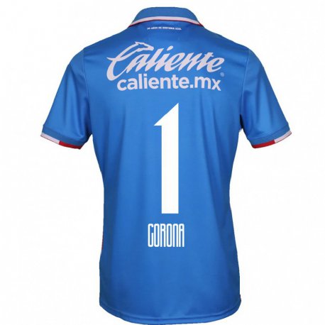 Kandiny Naisten Jose De Jesus Corona #1 Taivaansininen Kotipaita 2022/23 Lyhythihainen Paita T-paita