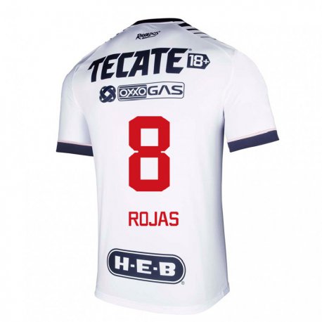 Kandiny Naisten Joao Rojas #8 Valkoinen Avaruus Kotipaita 2022/23 Lyhythihainen Paita T-paita