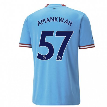 Kandiny Naisten Yeboah Amankwah #57 Sininen Punainen Kotipaita 2022/23 Lyhythihainen Paita T-paita