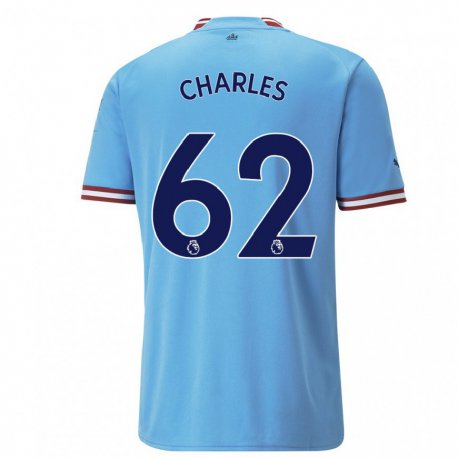 Kandiny Naisten Shea Charles #62 Sininen Punainen Kotipaita 2022/23 Lyhythihainen Paita T-paita