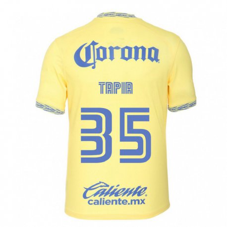 Kandiny Naisten Fernando Tapia #35 Sitruunankeltainen Kotipaita 2022/23 Lyhythihainen Paita T-paita