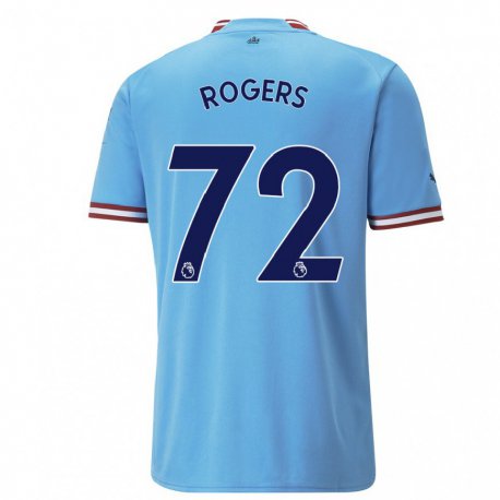 Kandiny Naisten Morgan Rogers #72 Sininen Punainen Kotipaita 2022/23 Lyhythihainen Paita T-paita