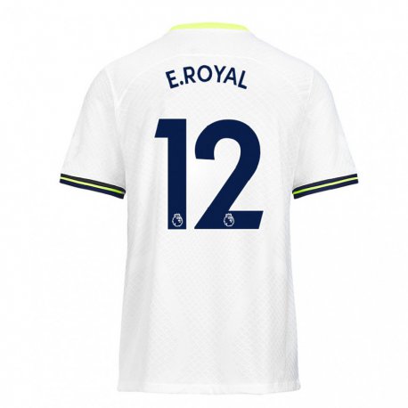 Kandiny Naisten Emerson Royal #12 Valkoinen Vihreä Kotipaita 2022/23 Lyhythihainen Paita T-paita