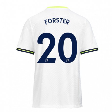 Kandiny Naisten Fraser Forster #20 Valkoinen Vihreä Kotipaita 2022/23 Lyhythihainen Paita T-paita
