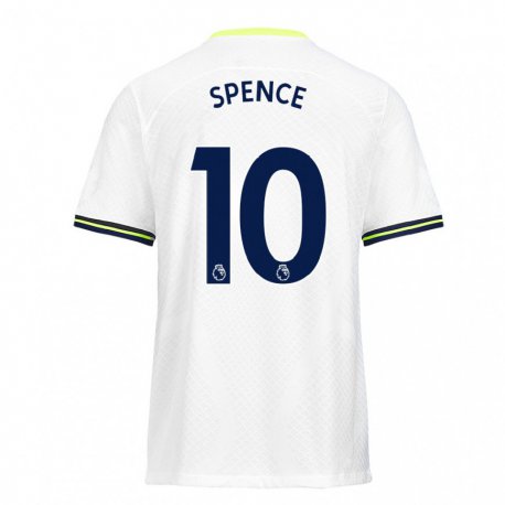 Kandiny Naisten Drew Spence #10 Valkoinen Vihreä Kotipaita 2022/23 Lyhythihainen Paita T-paita